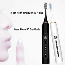 Load image into Gallery viewer, Ultrasonic Sonic Electric Toothbrush USB Charger Smart Teeth Tooth Brush for Adults Whitening IPX7 Waterproof Travel Box Holder