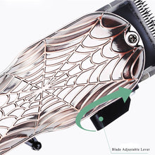Load image into Gallery viewer, LCD Display Retro Skull Type Hair Clipper,Four Gears Titanium Alloy Blade Trimmer,2000mAh Metal Body Oil Head Haircut Machine
