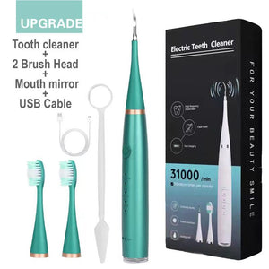Newest Electric Toothbrushes Dental Scaler for Adults USB Charging Ultra Sonic Tooth Brushes Whitening 3 Brush Heads Smart Timer