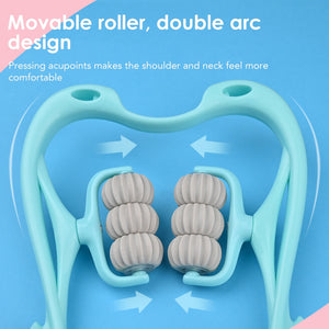 Pressure Point Treatment Neck Relieve Hand Roller Neck Massager for Neck Shoulder Trigger Point