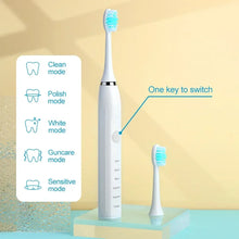 Load image into Gallery viewer, 6th Gear Sonic Electric Toothbrush for Men and Women Adult Household USB Rechargeable IPX7 Waterproof Tooth Whitening Oral Care