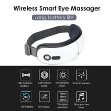 Load image into Gallery viewer, Smart Eye Massager 4D Air Stress Relief Eye Care Instrument Face Massagers Hot Compress Bluetooth Music Vibrators