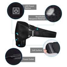 Load image into Gallery viewer, Electric Heat Adjustable Shoulder Brace Back Support Belt for Dislocated Shoulder Rehabilitation Injury Pain Wrap