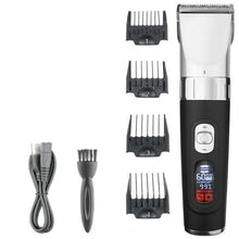Load image into Gallery viewer, Adjustable 5-speed Hair Clipper Professional Electric Beard Hair Trimmer For Men Rechargeable Hair Cutting Machine Barber/family