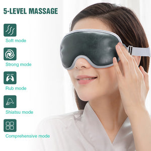 3D Heated Eye Mask Electric Portable Eye Massager Blindfold USB Sleeping Mask Dry Eyes Blepharitis Fatigue Relief Eye Protection