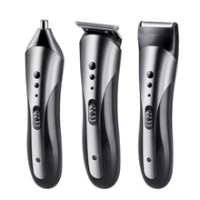 Load image into Gallery viewer, Electric Hair Clipper Moving Blade Adjustable Hair Cutting Machine USB Rechargeable Beard Ear Nose Shaver Hair Trimmer For Men