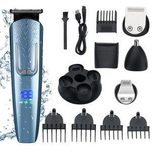 Professional 5 in 1 Electric Hair Trimmer for Barber Multi-function Men's Hair Clipper Electric Shaver Hair Cutting Machines