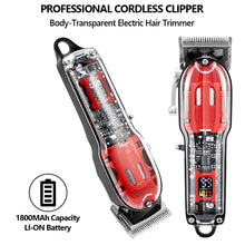 Load image into Gallery viewer, Electric Hair Clipper Hair Cutting Machine Wireless Trimmer  For Men Rechargeable Hair Cut Barber Professional Cordless Clipper