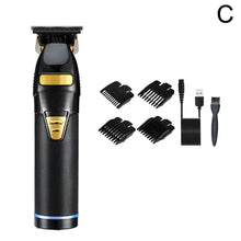 Load image into Gallery viewer, Professional Hair Trimmer Gold For Men Rechargeable Barber Cordless Hair Cutting T Machine Hair Styling Beard Trimmer