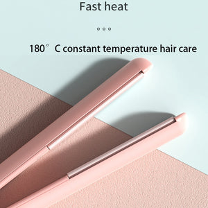 Mini Portable Hair Straightener Ceramics Care Hair Curler Constant Temperature Flat Iron Anti-scald Fast Heating