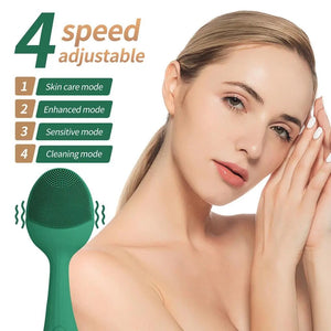 Facial Cleaner Waterproof Cleansing Scrubber Brushes Washer Massaging Machine Device Tool Care Supply For Woman Lady