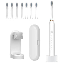 Load image into Gallery viewer, Newest Ultrasonic Electric Toothbrush Rechargeable USB with Base 6 Mode Adults Sonic Toothbrush IPX7Waterproof Travel Box Holder