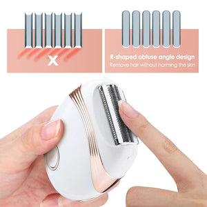 Electric Epilator Whole Body Hair Removal Machine Mini Ladies Shaver for Women Trimmer USB Charging Painless Razor Bikini