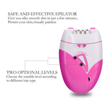 Load image into Gallery viewer, Electric Epilator USB Rechargeable Women Shaver Whole Body Available Painless Depilat Female Hair Removal Machine High Quality
