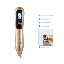 Load image into Gallery viewer, Skin Tag Mole Removal Plasma Pen Black Dot Remover Electric Wart Eliminator Mole Nevus Remover Beauty Tool