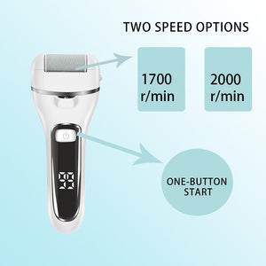 Portable Electric Foot File Callus Remover USB Rechargeable Foot Care Machine Heels Pedicure Dead Skin Remove with LED Display