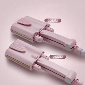 26/32mm Triple Barrel Ceramic Curling Iron 120-180℃ Deep Wavy Curler Egg Roll Electric Plate Clip Hairstyler Tool
