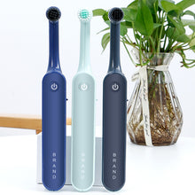 Load image into Gallery viewer, Electric Sonic Toothbrush USB Rechargeable Rotating Smart Timer Adult Children Waterproof Tooth Cleaning 3 Replacement Heads