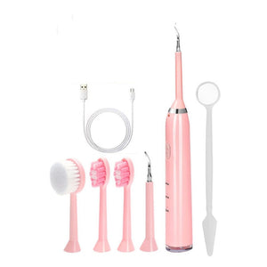 New Electric Teeth Cleaner Sonic Toothbrush Dental Scaler Tartar Stain Remover Calculus for Adults Teeth Whitening Face Cleaning