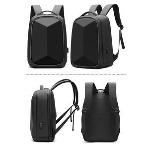 Business Backpack For Men USB Charging Multifunctional Oxford Cloth Waterproof Luxury Rucksack Unisex Holds 15.6-inch Laptop bag
