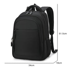 Load image into Gallery viewer, New Backpack For Men Luxury Waterproof Nylon Bag For Laptop 15.6 Inches Business Solid Color Rucksack Man Simple Travel Bagpack