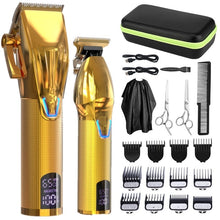 Load image into Gallery viewer, Professional Hair Clipper and Trimmer Kit for Men Cordless Hair Clipper Haircut Kit Beard T Contour Trimmer Haircut Grooming Kit