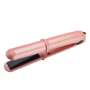 USB Hair Curler Rechargeable Cordless Hair Straightener Ceramics Splint 3 Temperature Led Display Styles Tool