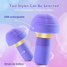 Load image into Gallery viewer, New Design Waterproof Electric Facial Cleansing Brush Ultrasonic Cleaner Exfoliating Blackhead Remover Face Massager