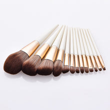 Load image into Gallery viewer, 13pcs cone Pearl White Makeup Brushes Set Loose Powder Eyeshadow Eyebrow Brush full face eyes Beauty Tool Kit Cosmetic