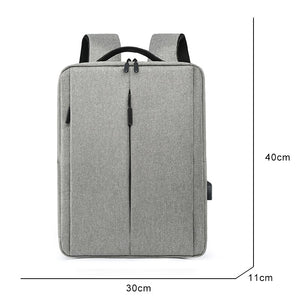 Men's Business Backpack For 15.6 Inches Laptop Portable Large Capacity Rucksack Multifunctional Male Bag Waterproof High Quality