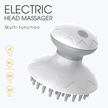 Load image into Gallery viewer, Electric Head Massager Anti-Static Scalp Massage 3 Vibration Modes Relief Stress Headache Hair Scrubber Brush Help To Hair Grow
