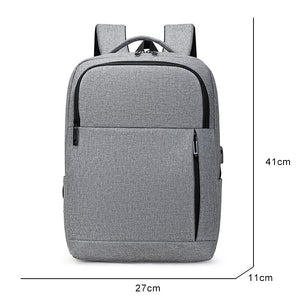 Men's Business Backpack Laptop 15.6  Nylon Waterproof Portable Travel Bag For Male USB Charging Design Multifunctional Rucksack