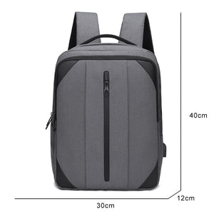 Business Backpack For Male USB Charging Multifunctional Nylon Waterproof Luxury Bags Unisex Holds 15.6-inch Laptop Rucksack
