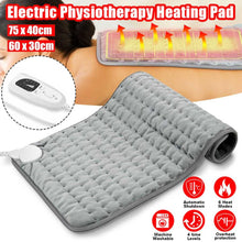 Load image into Gallery viewer, Electric Heating Pad Shoulder Neck Back Spine Leg Pain Relief Timed Physiotherapy Winter Heater 75x40cm/60x30cm