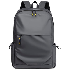 Business Men's Backpack Zipper Design 15.6 Inches Laptop Bag For Male Nylon Cloth Wear-resistant Waterproof Casual Rucksack