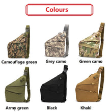 Load image into Gallery viewer, Army bags Camouflage Tactical Bag Single Shoulder Bags for Men Waterproof Nylon Crossbody Bags Male Messenger Bag Chest Bags