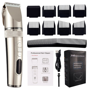 Hair Clipper Professional Hair Trimmer Barber Hair Cutting Machine Electric Shavers for Men Beard Shaving Razor Beard Trimmer