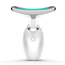 Load image into Gallery viewer, Face EMS Warmth Neck Lifting Tighten Massager Electric Microcurrent Ion Wrinkle Remover LED Photon Face Beauty Device for Woman