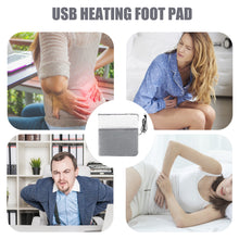 Load image into Gallery viewer, Heating Pad Usb Electric Heater For Feet Warm Slippers Winter Hand Foot Warmer For Women And Men Washable Foot Heating Pad