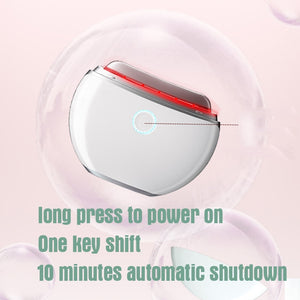 Electric Guasha Scraper Face Massager Vibration Red Blue Light Facial Lifting Firming Slimming Skin Care Beauty Device