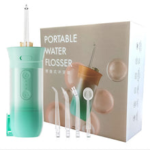 Load image into Gallery viewer, 200ml Portable Oral Irrigator Teeth Cleaner 3 Modes USB Rechargeable Dental Water Jet Flosser water Pulse Waterproof Irrigator