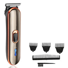 Load image into Gallery viewer, Rechargeable Electric Hair Clipper for Men Titanium Ceramic Blade Barber Cordless Hair Trimmer Hair Cutting Machine