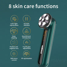 Load image into Gallery viewer, RF EMS LED Light Skin Rejuvenation Beauty Instrument Facial Mesotherapy Radio Frequency Skin Tightening Skin Care Face Massager