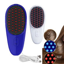 Load image into Gallery viewer, LED Light Therapy Massage Comb Negative Ion Anti hair Loss Comb Electric  Hair Care Head Massage Brush