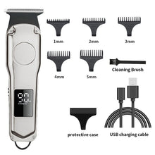 Load image into Gallery viewer, Professional Hair Clipper Rechargeable Electric Barber Cutting Machine Beard Trimmer Shaver Razor for Men Hair Cutter