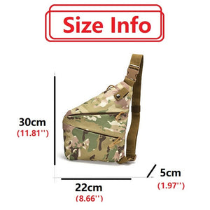 Waterproof Nylon Army MilitaryTactical  Chest Bags Camouflage Bag Single Shoulder Bags for Men  Crossbody Bags Messenger Bag