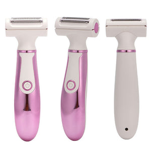 Cordless 4 in1 Electric Lady Shaver for Women Rechargeable Painless Razor Bikini Trimmer Wet and Dry Hair Removal for Face Legs