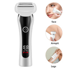 Load image into Gallery viewer, Hair Remover Lady Shaver Underarm Hair Trimmer Rechargeable Waterproof Bikini Armpit Razor for Women Cordless Epilator Ladies