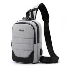 Load image into Gallery viewer, Multi-function Crossbody Bags For Men USB Charging Messenger Chest Bag Anti-theft Combination Lock Rucksack Male Business Casual
