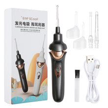 Load image into Gallery viewer, Kid Electric Ear Cordless Safe Vibration Painless Vacuum Ear Wax Pick Cleaner Remover Spiral Ear Cleaning Device Dig Wax Earpick